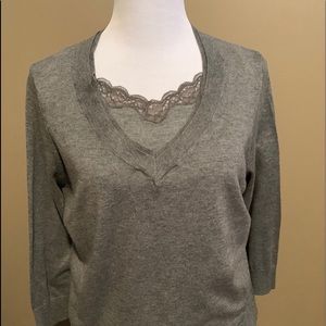 Loft V neck sweater and matching tank top